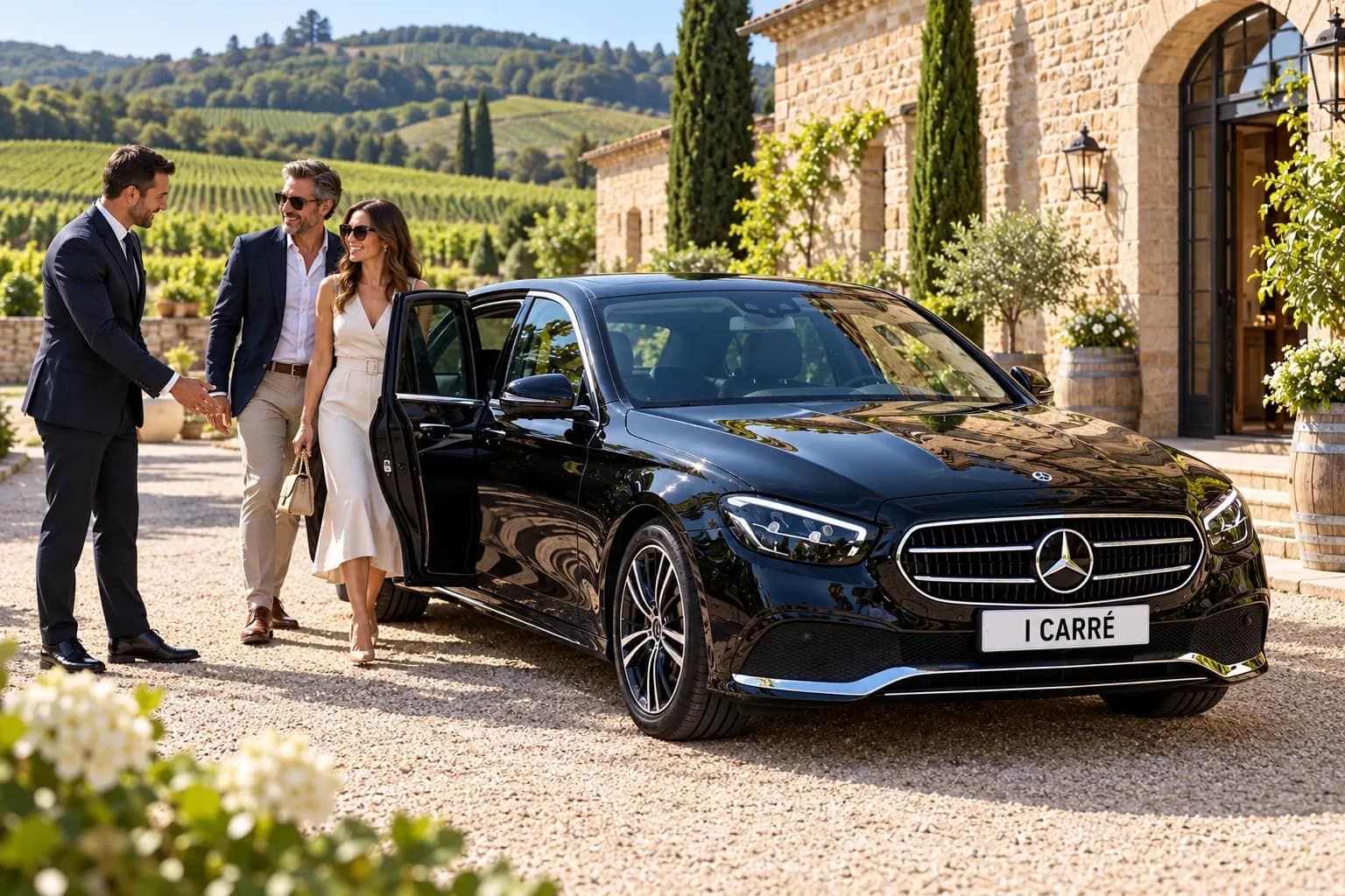Château and vineyards near Lyon, private tour with chauffeur